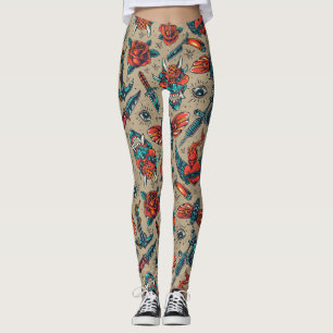 Leggings Tattoo Vintage