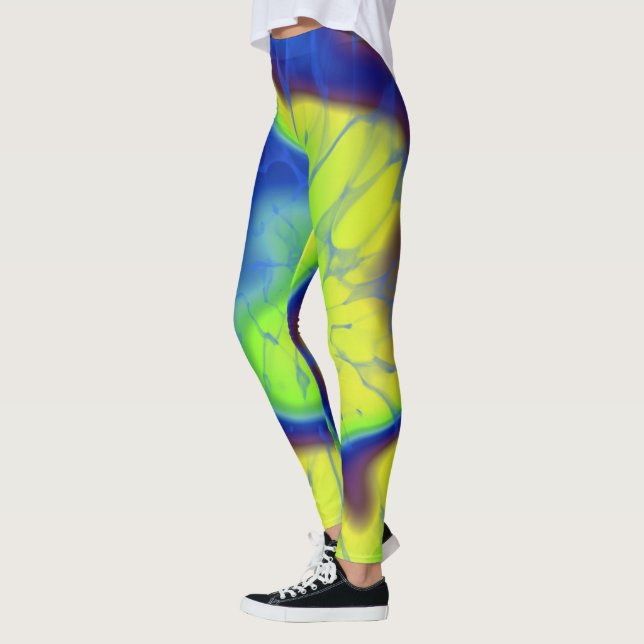 Leggings Teinture Cravate rétro (Gauche)