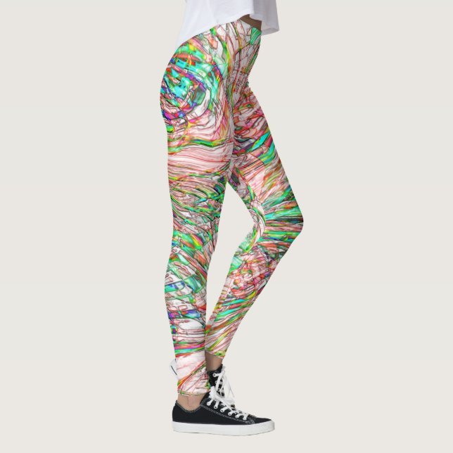Leggings Tempête de pistes tordues (Droite)
