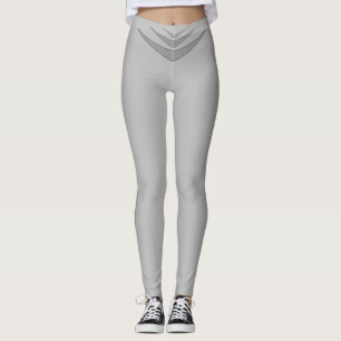 Leggings Tendance gris triple Boomerang sur argent