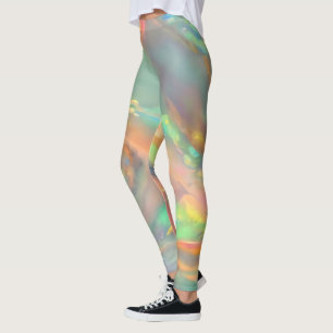Leggings Tendance jolie fausse opale holographique colorée