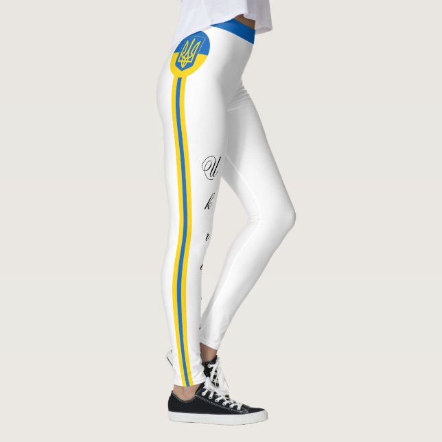 Leggings Tendance Ukraine & drapeau ukrainien mode / sports (Droite)
