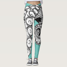Leggings Tentacle vert clair