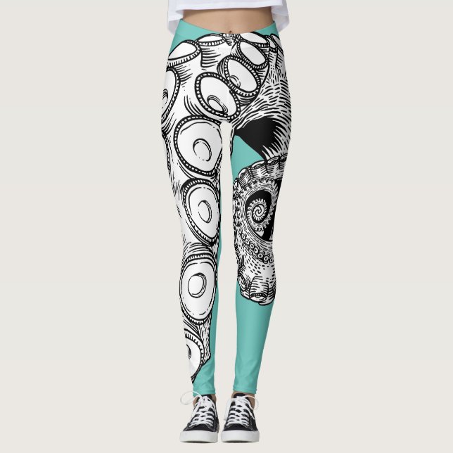 Leggings Tentacle vert clair (Devant)
