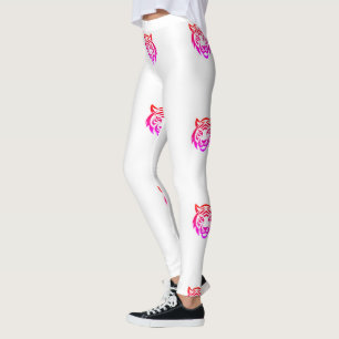 Leggings Tenue douce et extensible Tigre audacieux Vêtement