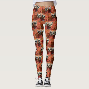 Leggings Terrier Blanc de West Highland pour la Saint-Valen