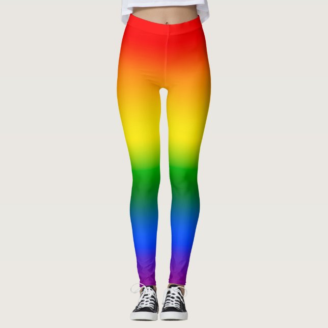 Leggings Têtes arc-en-ciel (Devant)