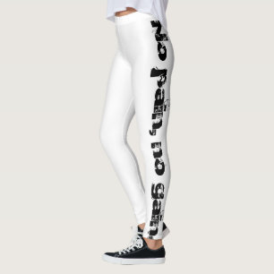 Leggings Texte personnalisé Créez le Vôtre   motivation GYM