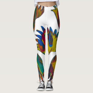 Leggings Texture de la broche du lever du soleil