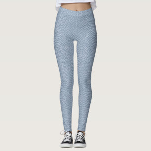 Leggings Texture de tissage classique en os de cerf - Timel