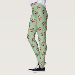 Leggings Thé à bulle mou et fentes