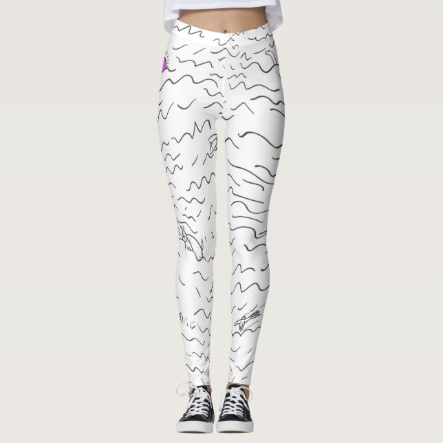 Leggings Thème marin (Devant)