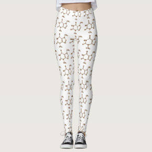 Leggings Théobromine au chocolat Formule chimique moléculai