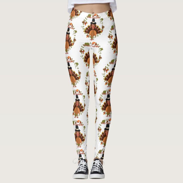 Leggings thistesse trump turkey (Devant)