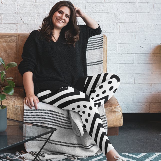 Leggings Tiger Polka Art (Créateur téléchargé)