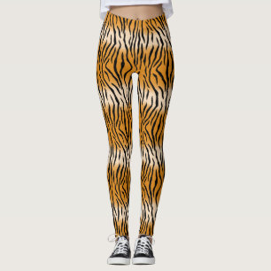 Leggings Tiger Stripes Motif Thunder_Cove