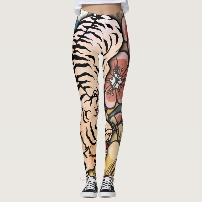 Leggings Tigre blanc (Devant)