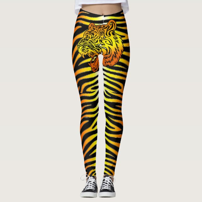 Leggings Tigre collection mince et du m (Devant)