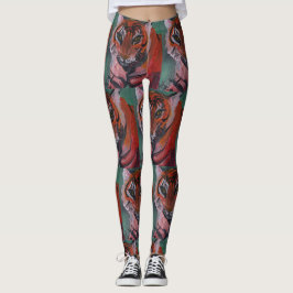 LEGGINGS TIGRE LÉGGINGS PAR L'ARTISTE PAULA REILLE