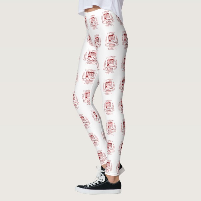 Leggings Tin de sardines pop art (Gauche)