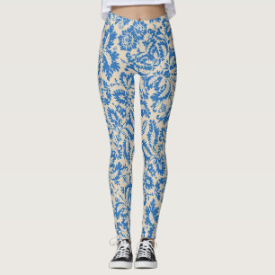Leggings Tissu brocart fleur de Venise de William Morris
