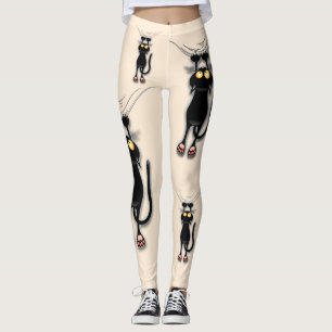 Leggings Tissu de frottement de personnages amusants