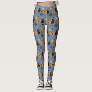 Leggings Toile araignée fantaisiste et amusante de chat d'H