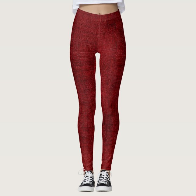 Leggings Toile Crimson (Devant)