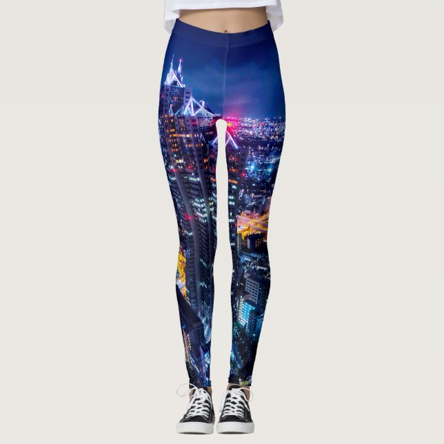 Leggings Tokyo la nuit (Devant)