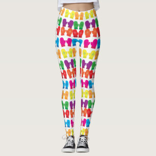 Leggings Tonnerre-Cove multicolore de Mittens