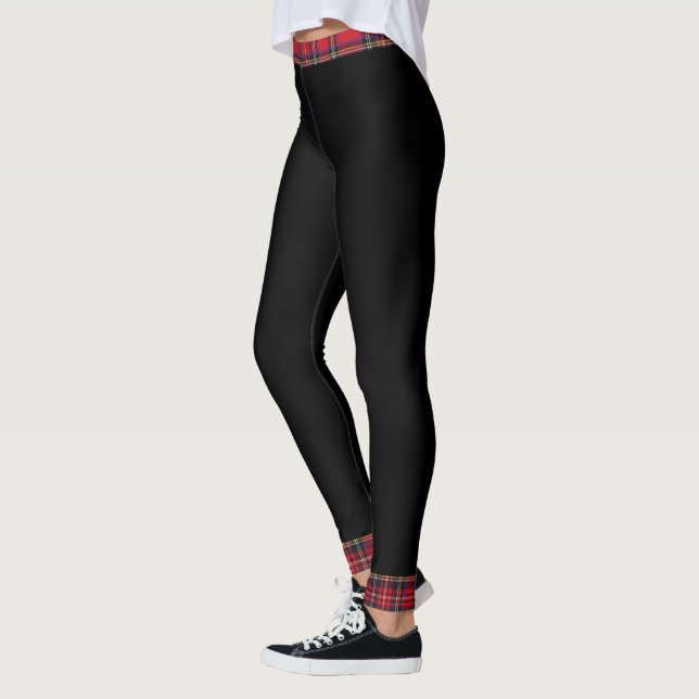 Leggings Torsion royale de tartan de Stewart (Gauche)