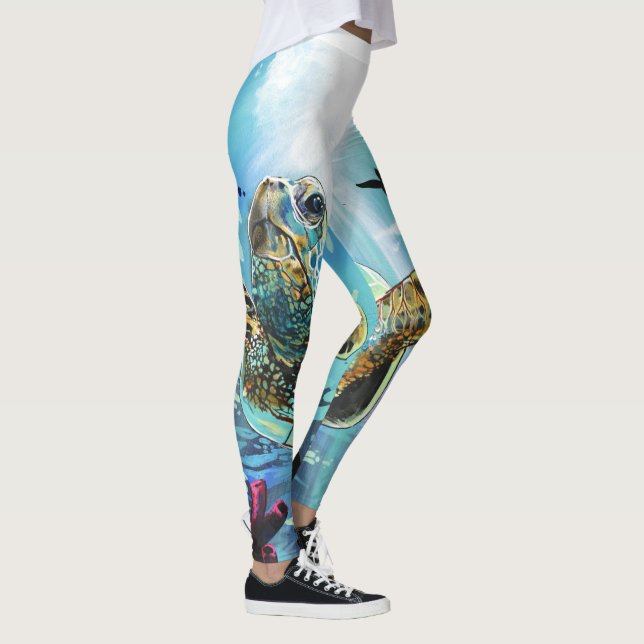 Leggings Tortue de mer (Droite)