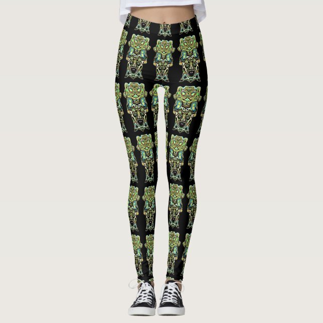 Leggings Totem monstre (Devant)