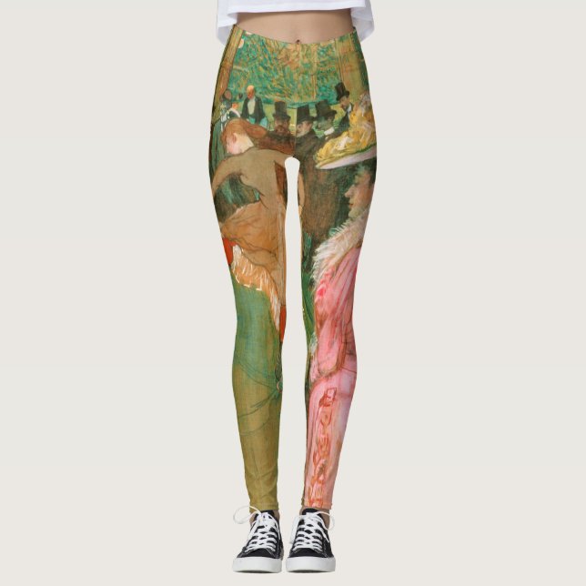 Leggings Toulouse-Lautrec - Au Rouge, La Danse (Devant)