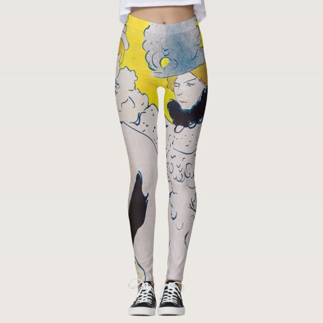 Leggings Toulouse-Lautrec - Troupe de Mlle Eglantine (Devant)