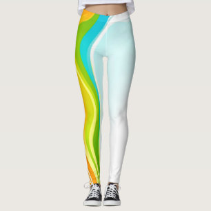 Leggings Tourbillon arc-en-ciel