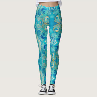 Leggings Tourbillons Aqua Kasih 