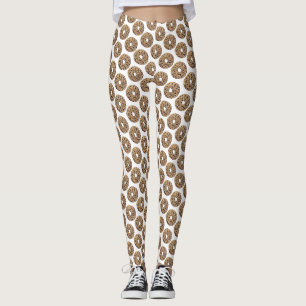 Leggings Tout Pavot Sésame Graine Bagel Petit déjeuner