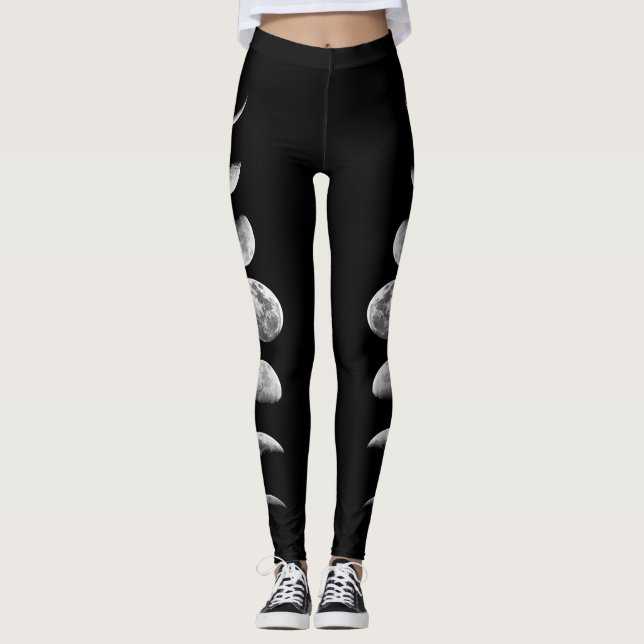 Leggings Toutes les phases de lune (Devant)