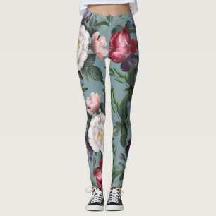 Leggings Trendy mignon féminin romantique luxueux bleu chic