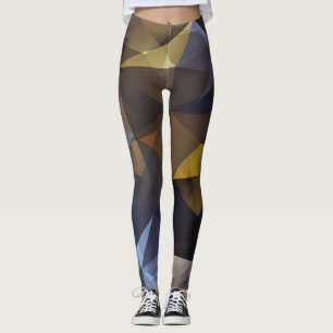 Leggings Triangle brillant vintage, texture diamant.