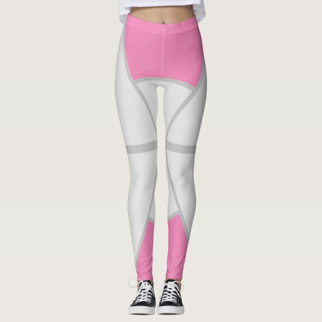 Leggings Triangle rose (Devant)