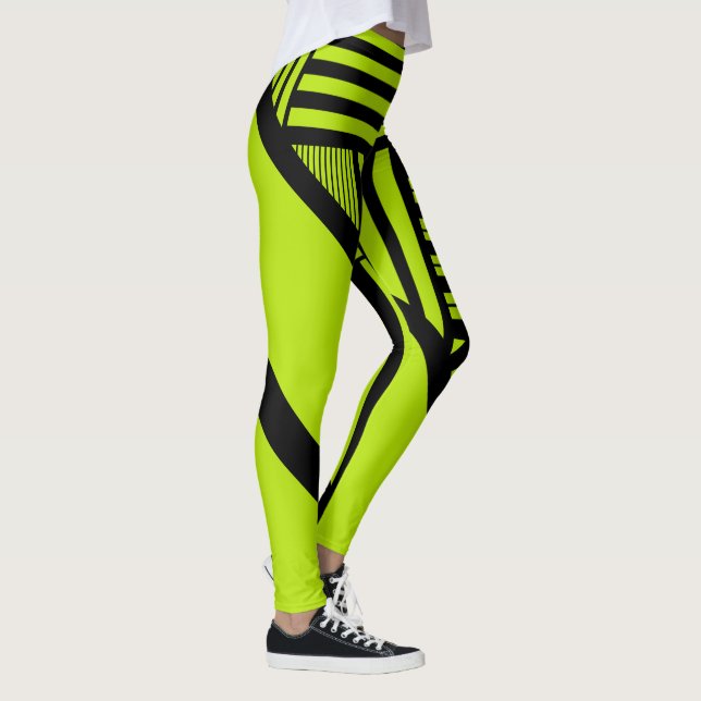 Leggings Triangle - Vert chaux (Droite)
