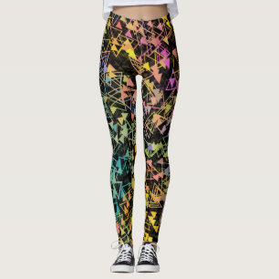 Leggings Triangles en mouvement