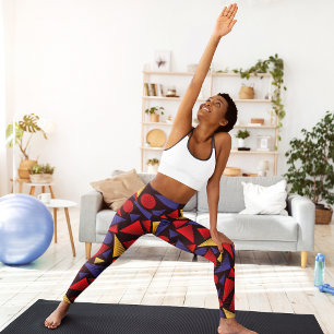 Leggings Triangles rayés tendance