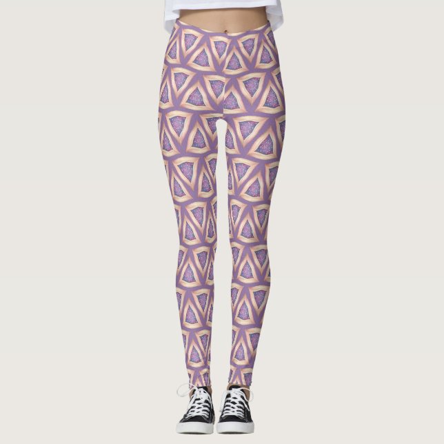 Leggings triangles texturés (Devant)