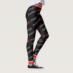Leggings Trini / Trinité-et-Tobago Patriotique - Noir