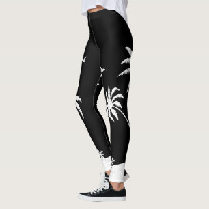 Leggings Tropical Beach Island Palm Tree