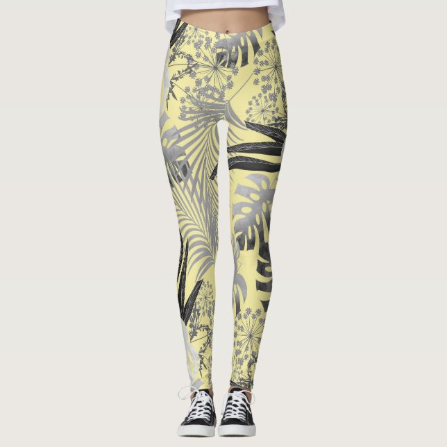 Leggings tropiques ensoleillées (Devant)
