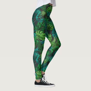 Leggings Tropiques Verts